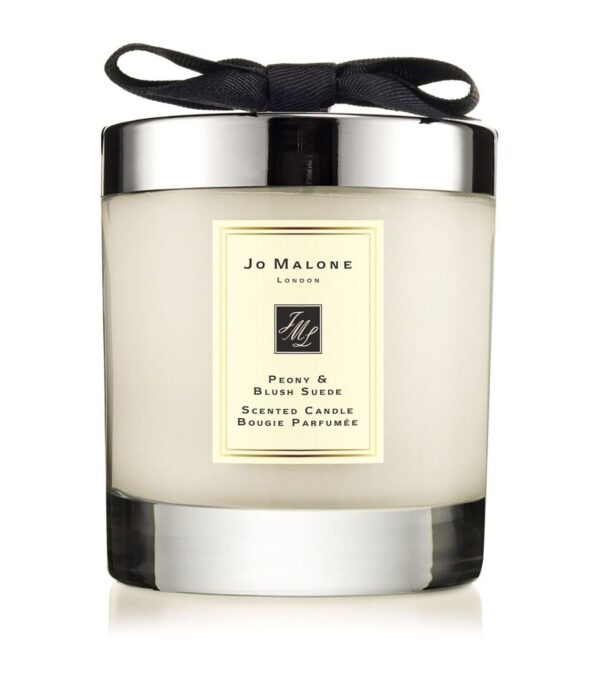 Peony & Blush Suede Scented Candle – 200g