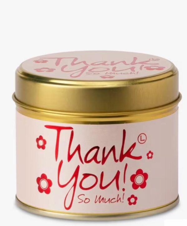 Thank You Scented Tin Candle – 230g