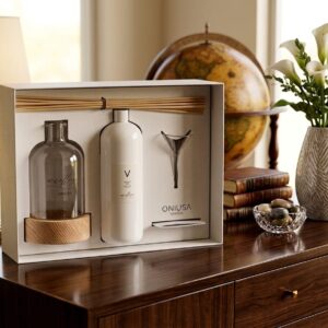 ONIUSA Venezia V Diffuser & Decanter Set (1000ml) – Timeless Luxury for Elegant Interiors